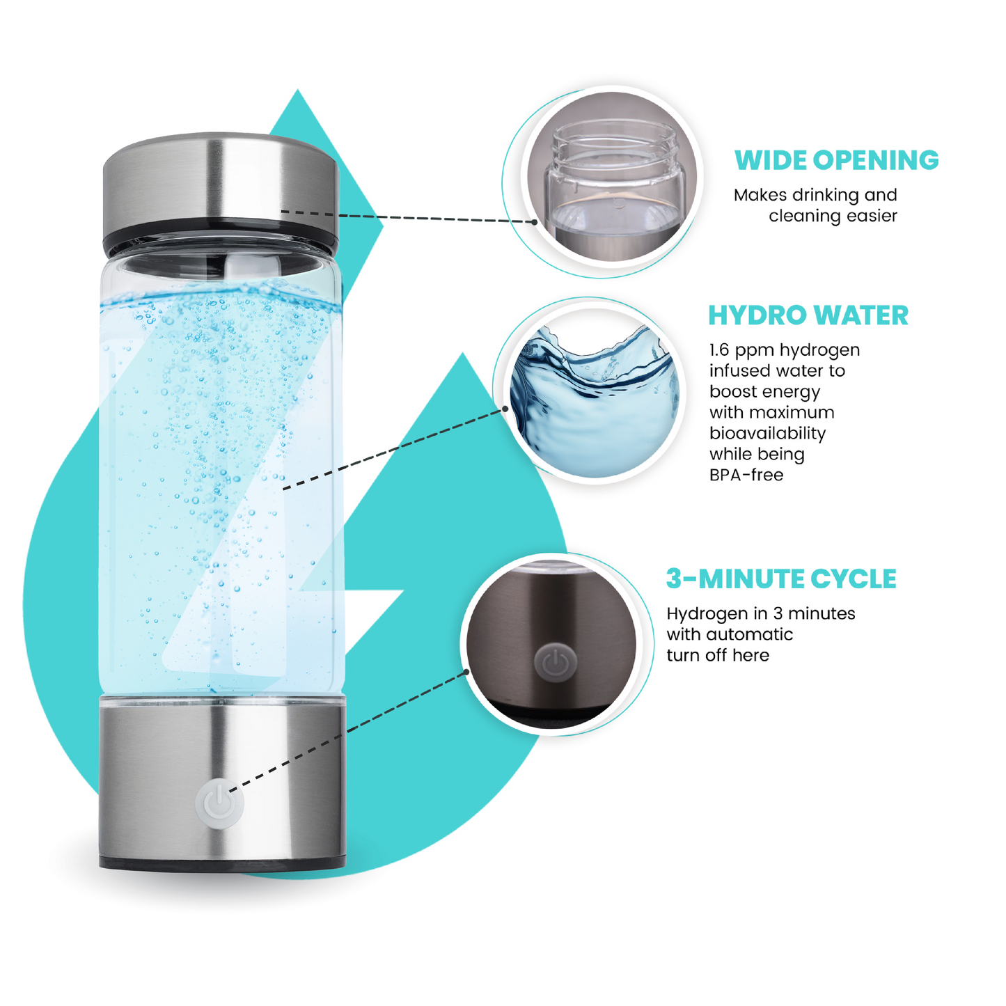 Hydrogen Water Wellness Booster