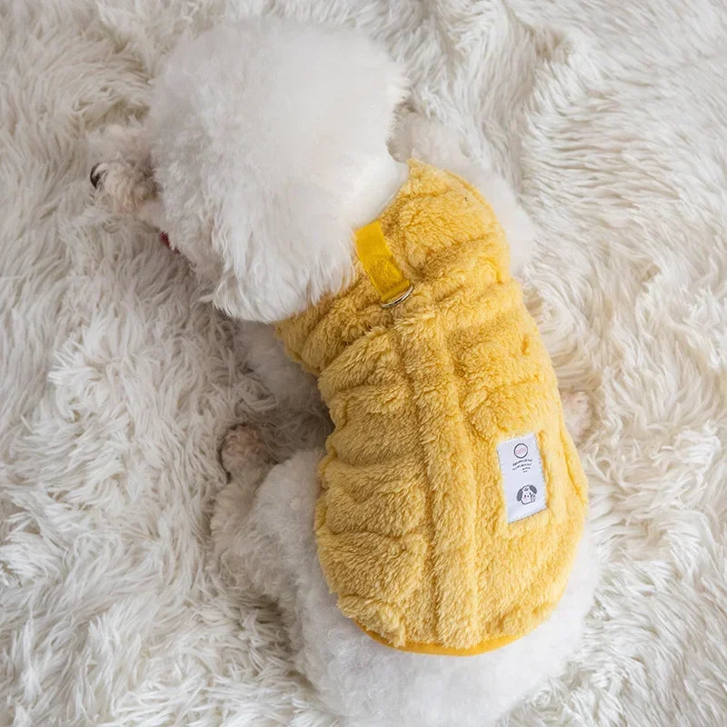 Cozy Fleece Dog Sweater Warmth