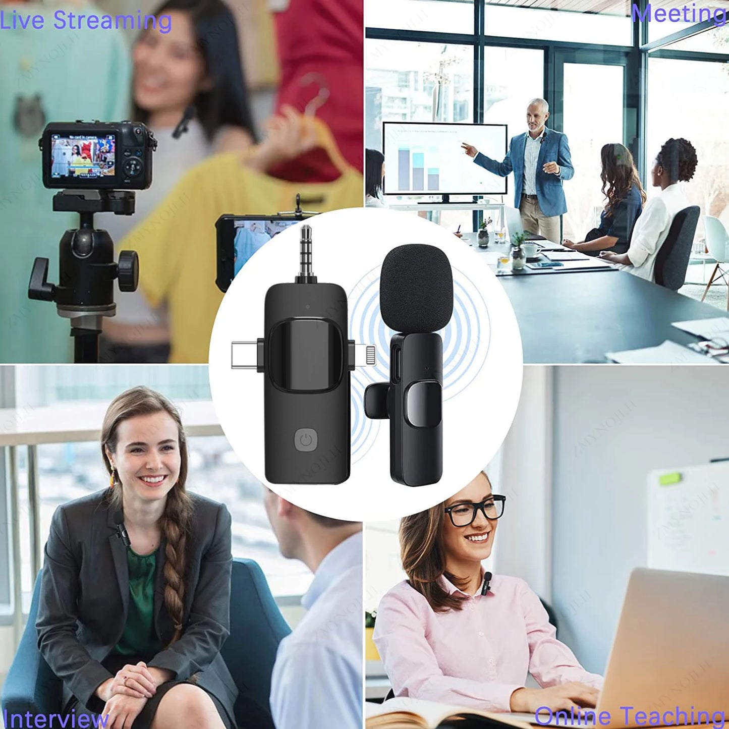 Pro Wireless Lavalier Mic for Phones