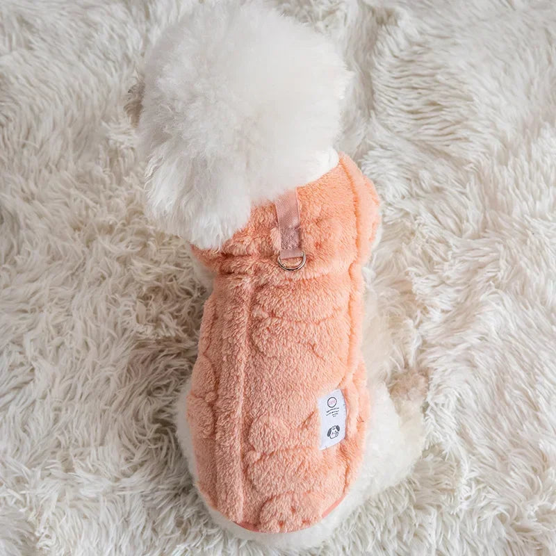 Cozy Fleece Dog Sweater Warmth