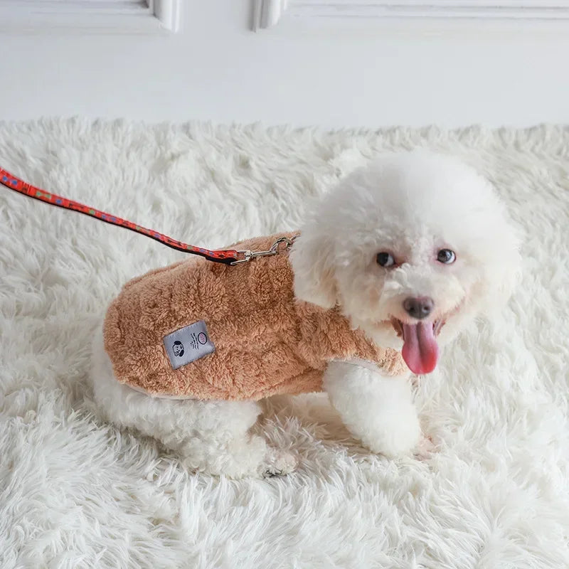 Cozy Fleece Dog Sweater Warmth