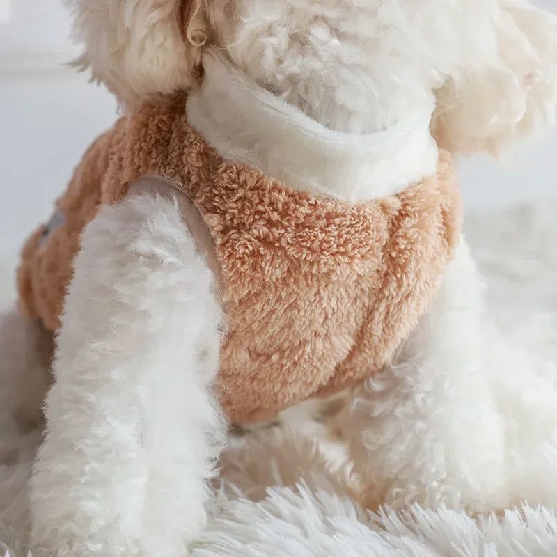 Cozy Fleece Dog Sweater Warmth