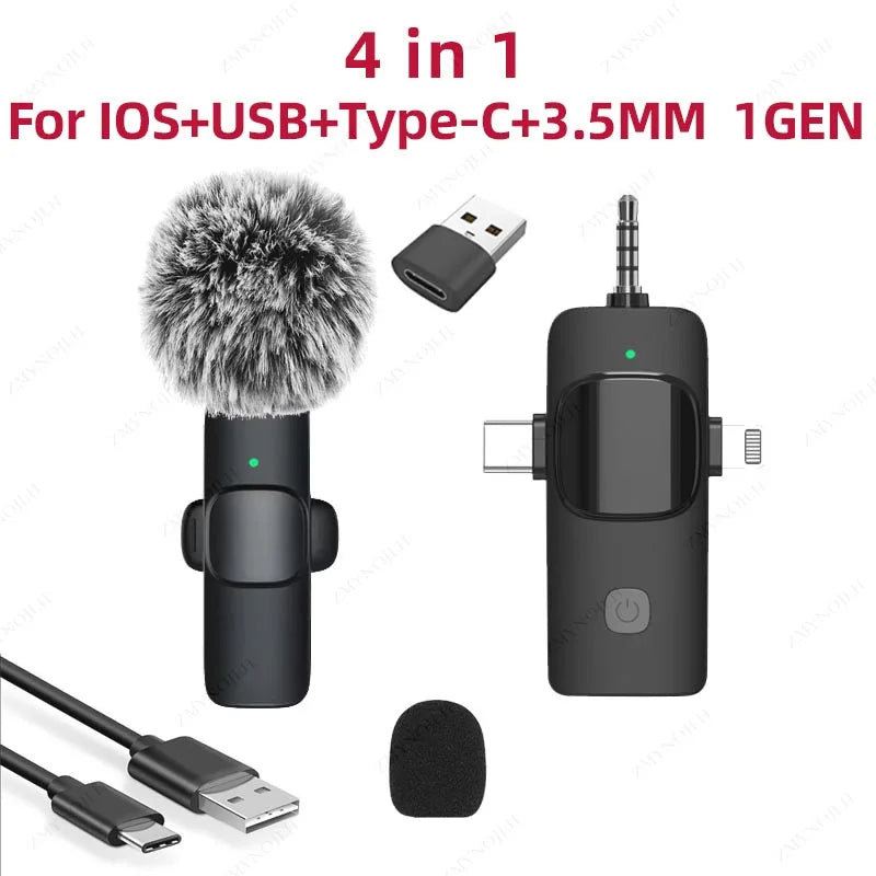 Pro Wireless Lavalier Mic for Phones