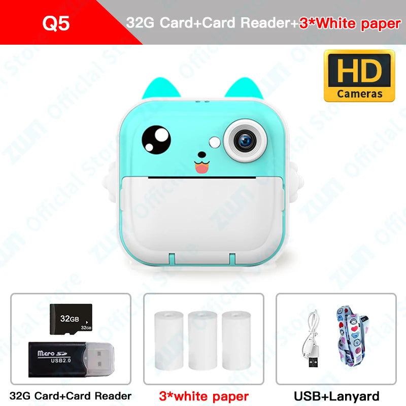 Snap & Print Kids Camera