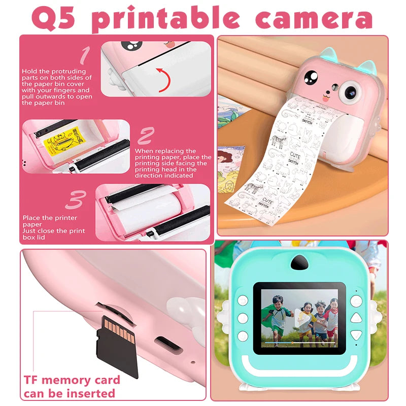 Snap & Print Kids Camera