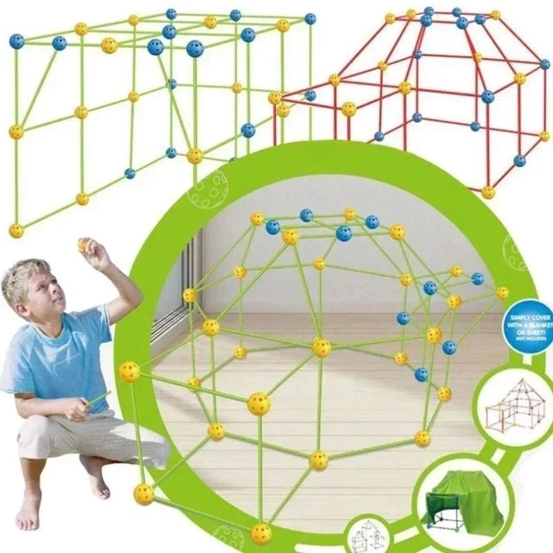 Ultimate Fort Building Kit for Kids