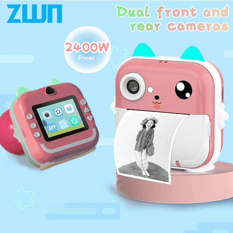 Snap & Print Kids Camera