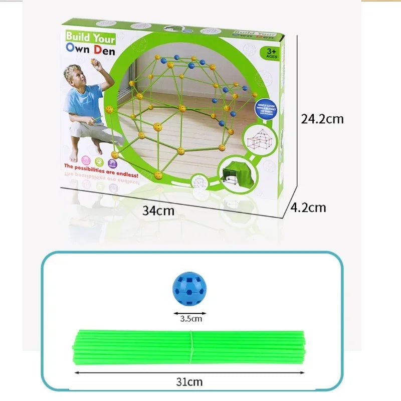 Ultimate Fort Building Kit for Kids