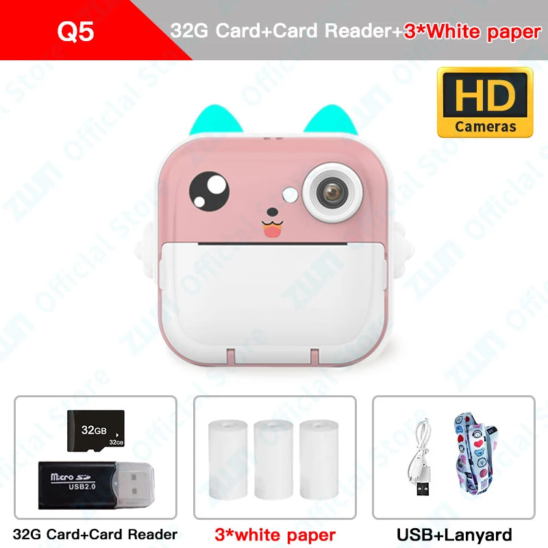 Snap & Print Kids Camera