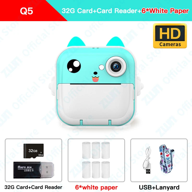 Snap & Print Kids Camera