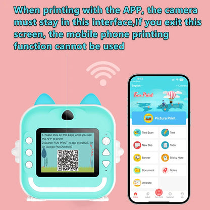 Snap & Print Kids Camera
